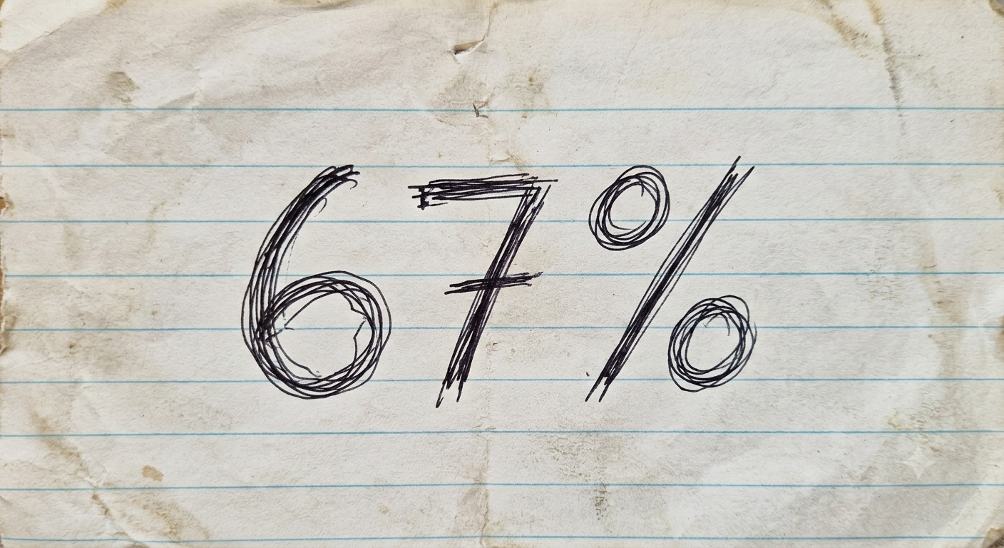 67% logo