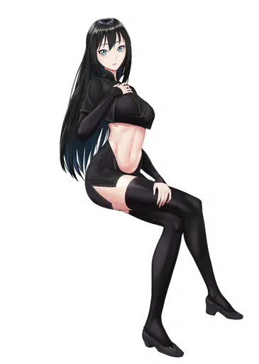 Dark Monero-Chan logo