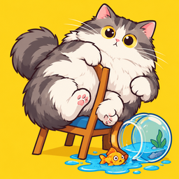 Chunky Chaos Cat logo