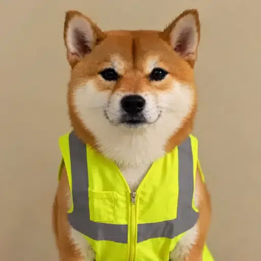 dog in Yellow logo