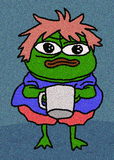 GM, frens logo
