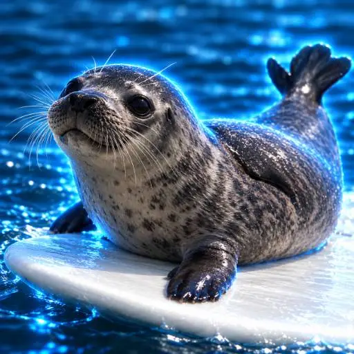 The Surfer Seal logo