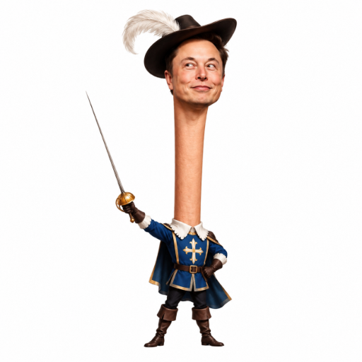 Elongated Musketeer logo