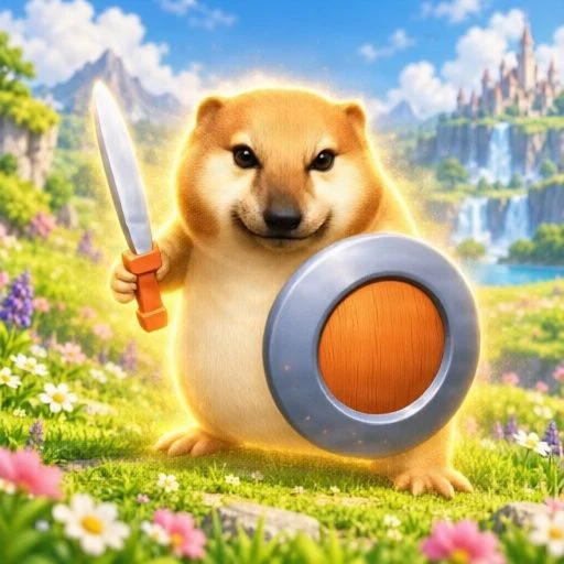 what the dog doing? logo