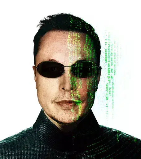 anomaly in the matrix logo