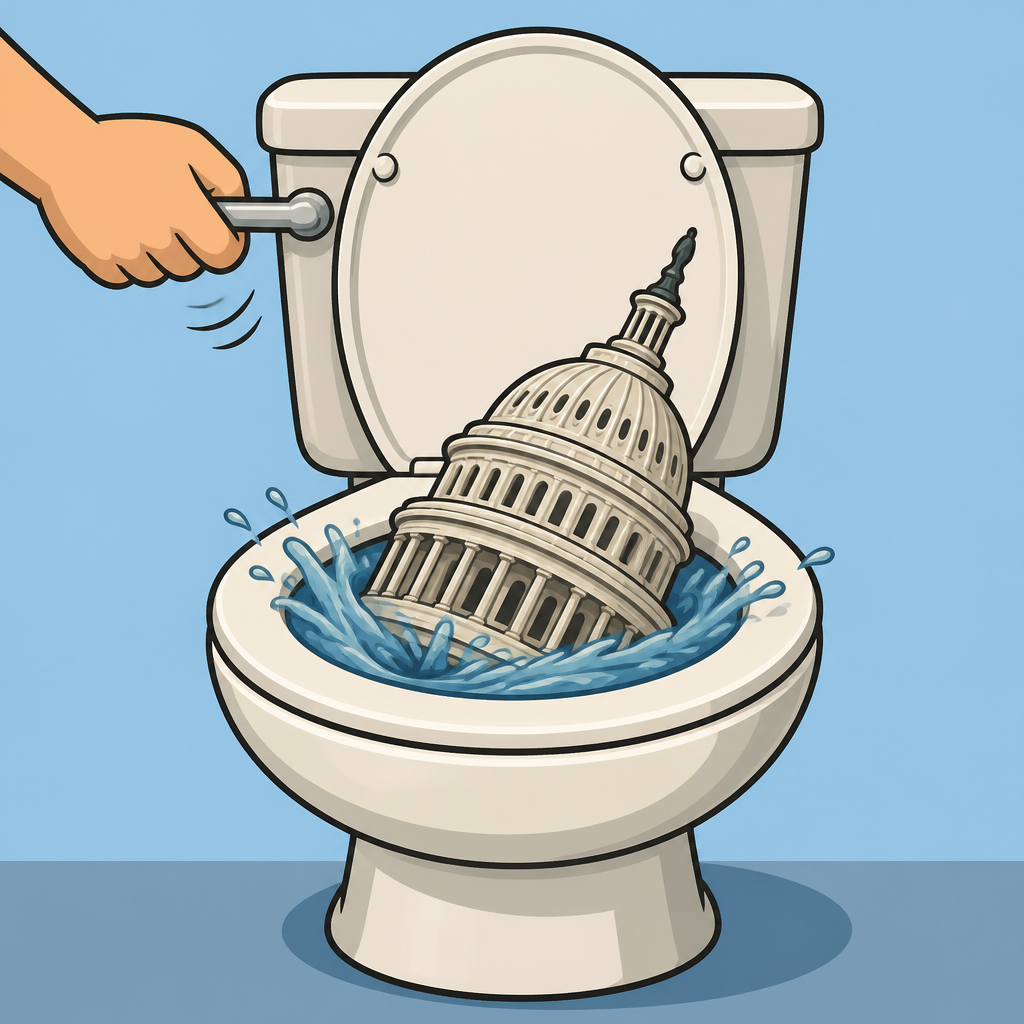 Senate Or Bust logo