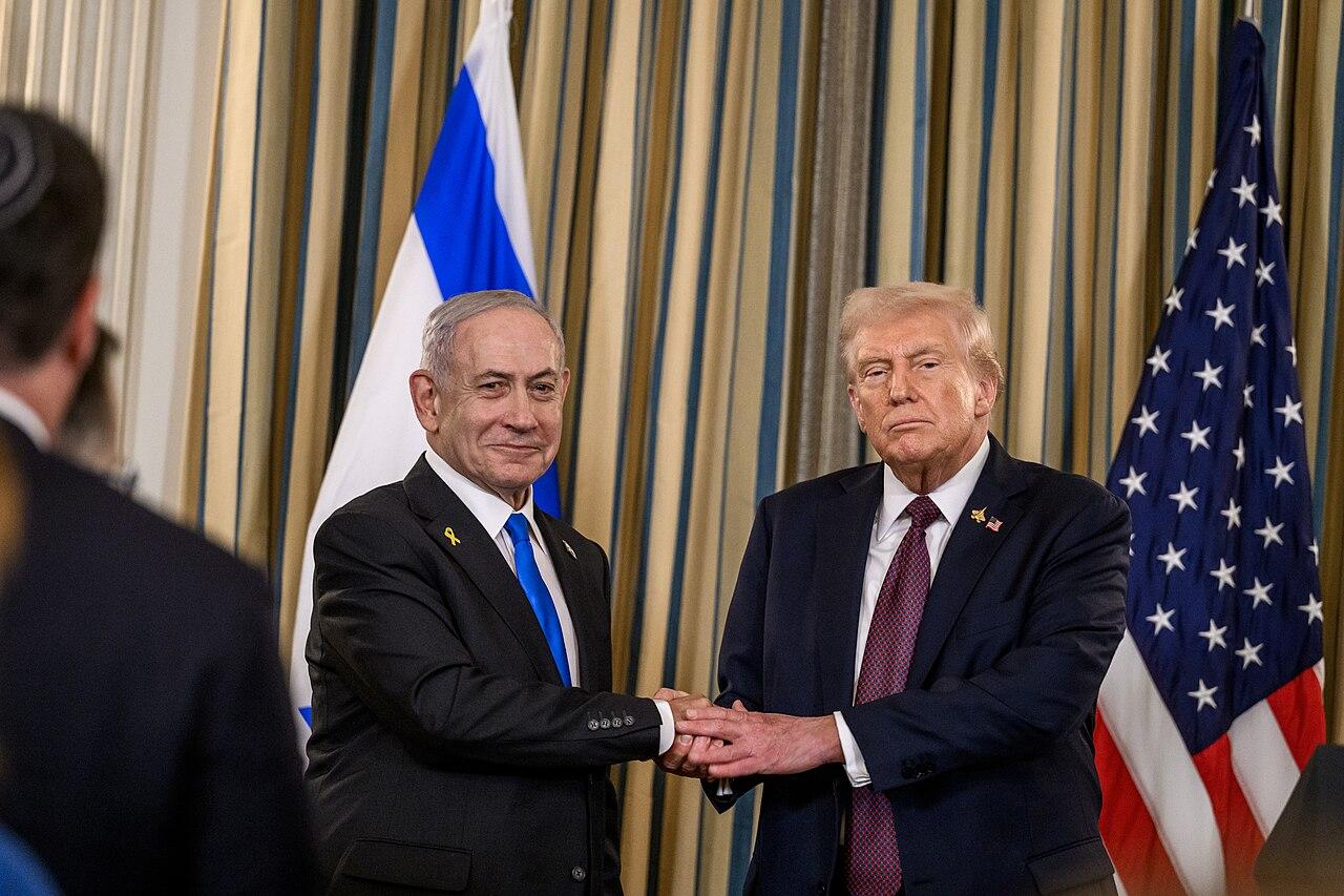 Trump X Netanyahu logo