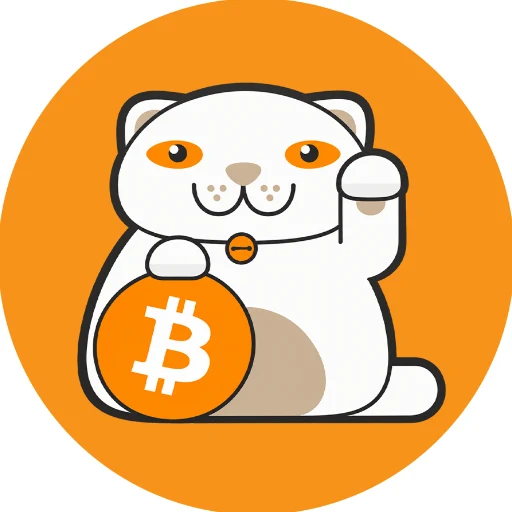 Bitcoin Maneki Neko logo