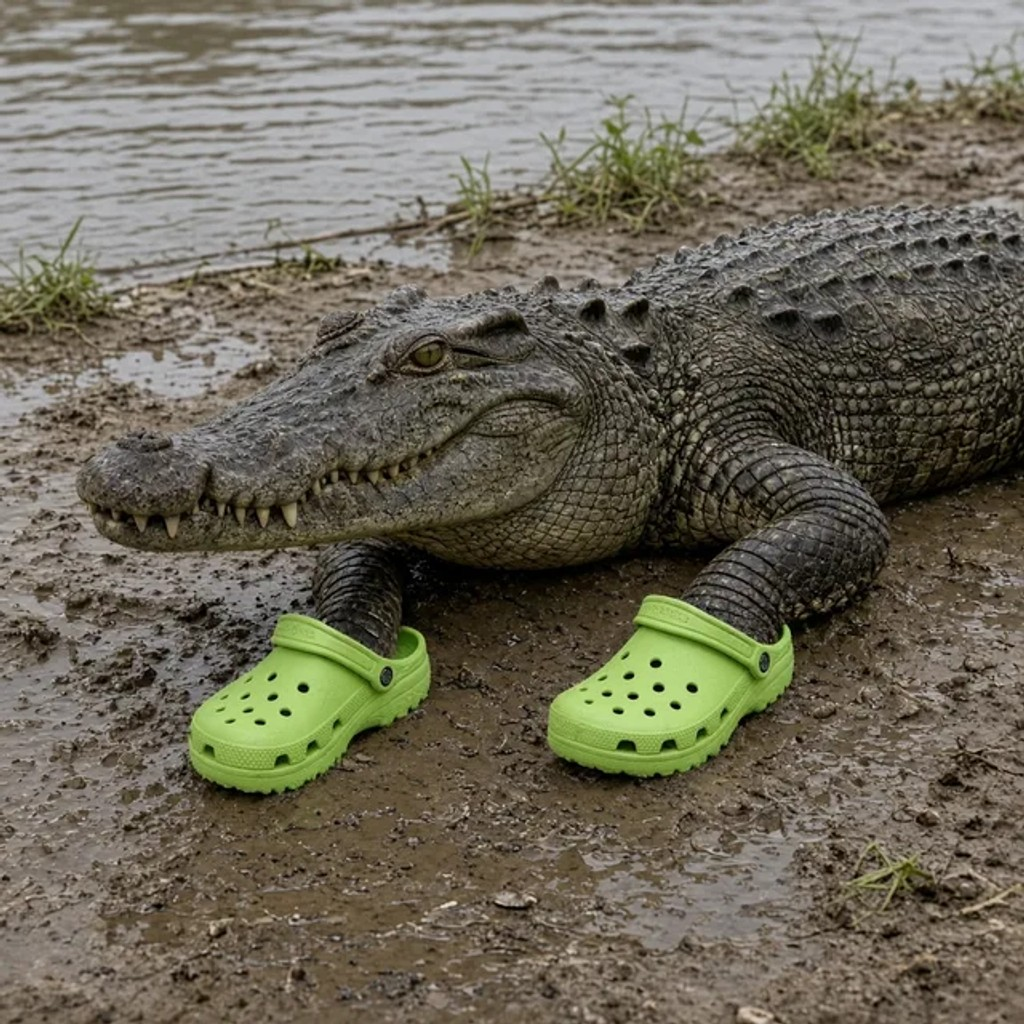 Croc Wif Crocs logo