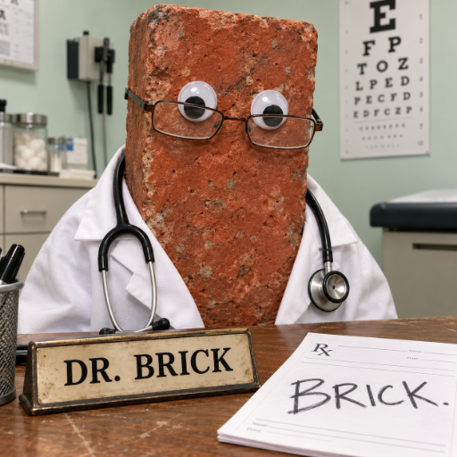 DR BRICK logo