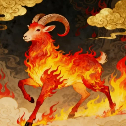 The Fire Goat logo