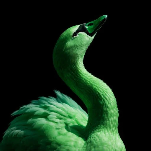 The Green Swan logo