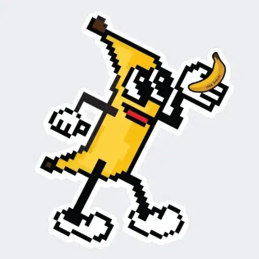 banana for speed logo